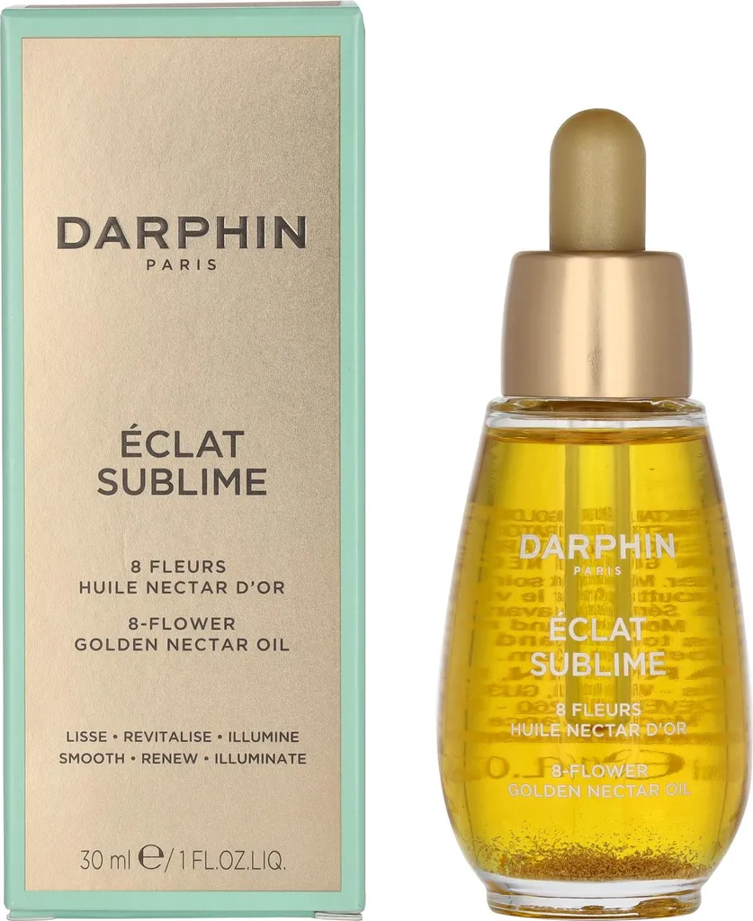 Éclat Sublime 8 Flower Golden Nectar Oil 30ML - Huile de Soin Visage