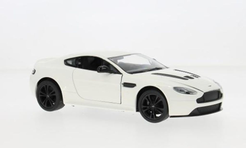 Welly WEL24129WHITE - 1/24 / Aston Martin Vantage, weiss - Neu