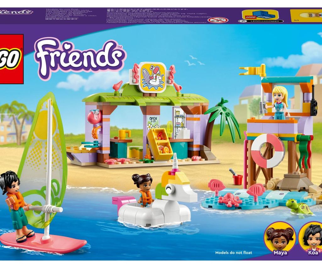 LEGO Friends Divertimento Sulla Spiaggia Dei Surfer Immagine del prodotto 