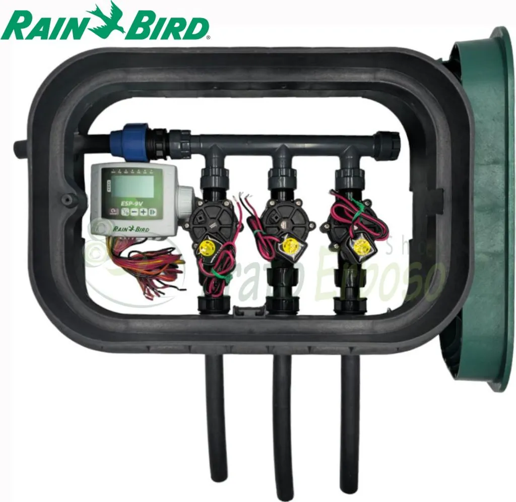 Kit collecteur d'arrosage 3 zones Rain Bird PA-DV-P3 pour jardin et gazon