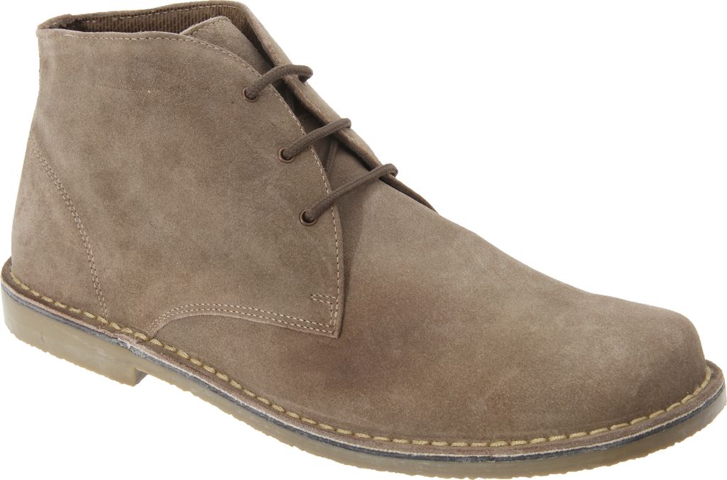 Roamers Herren Wildleder Wüsten Schuhe DF227 (47 EU) (Sand)