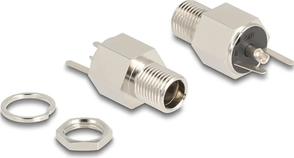 Connettore DELOCK Presa DC 5,5 x 2,5 mm per l'installazione Saldatura