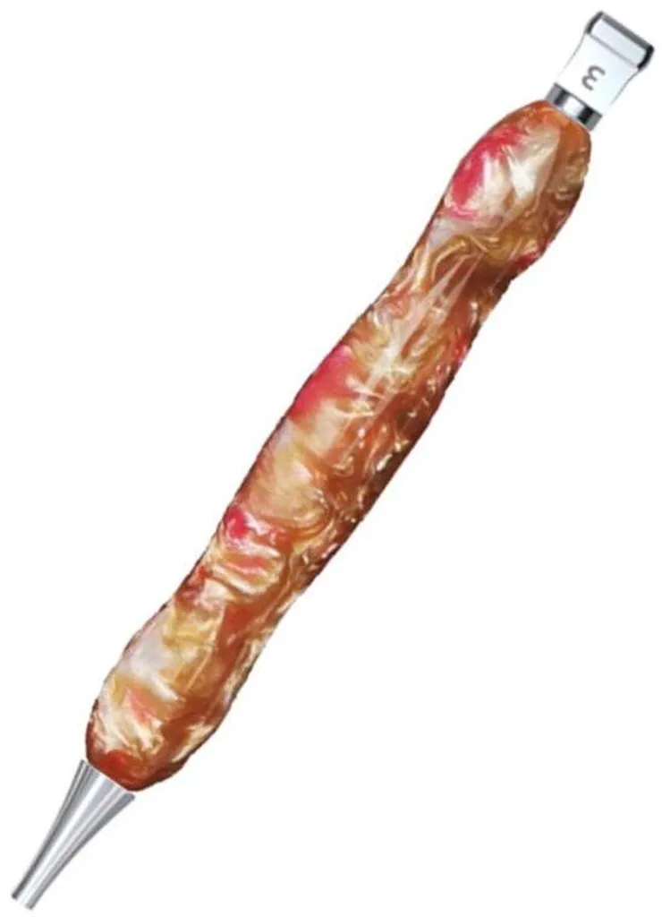 Stylo de peinture au diamant ergonomique rouge pour loisirs créatifs DIY
