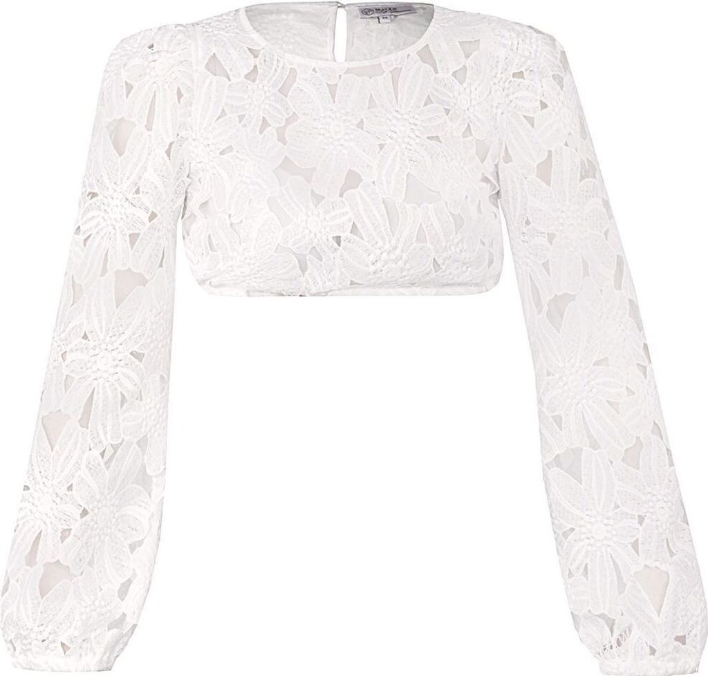 MarJo CHAMERAU Offwhite Dirndlbluse langärmelig mit Produktbild 
