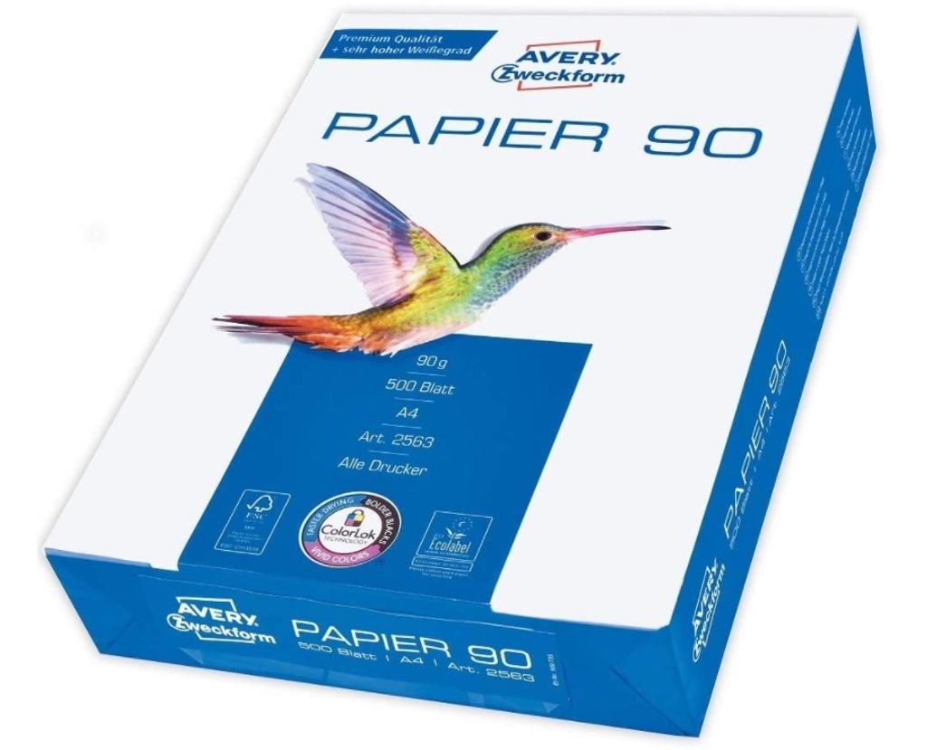 Avery Zweckform, Tlač a Kopírovanie Papier, 1 Balenie Obrázok produktu 