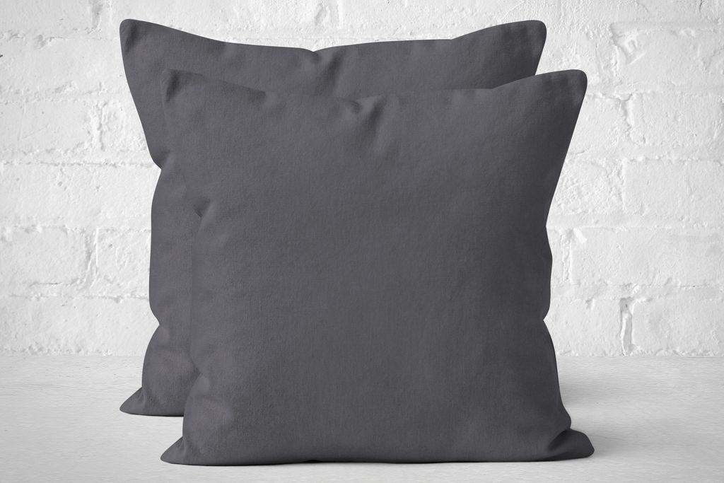 2er Set Renforcé UNI Kissenhüllen 80x80 cm Kopfkissen Produktbild 2