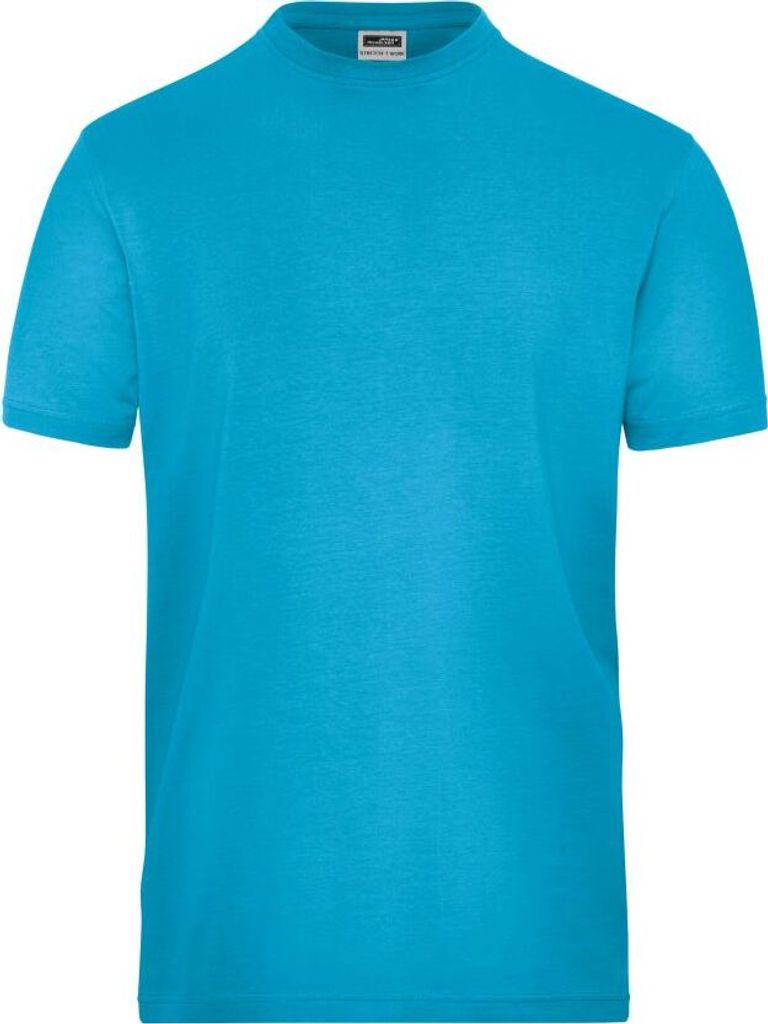 T-Shirt aus weichem Elastic-Single-Jersey turquoise, Gr. XL
