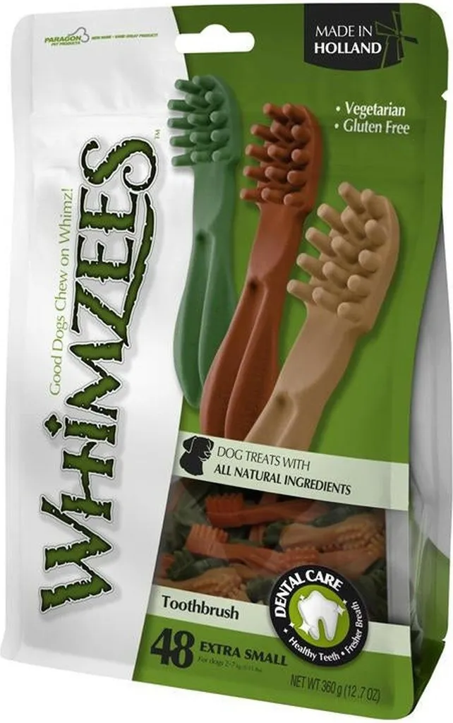 Whimzees XS 360g 48 Pezzi - Igiene Orale Cane Senza Cereali