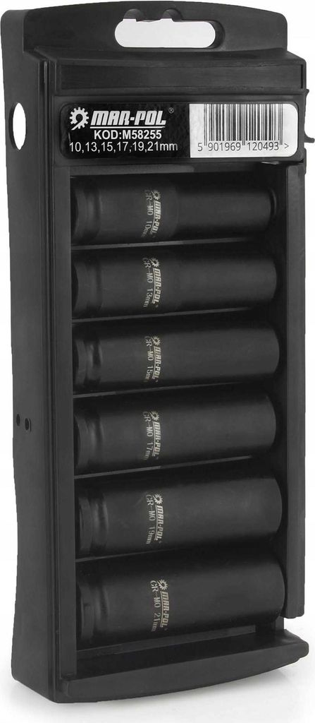 Rázové nástrčkové klíče 1/2" 10-21mm 6ks 14352 Obrázek produktu 
