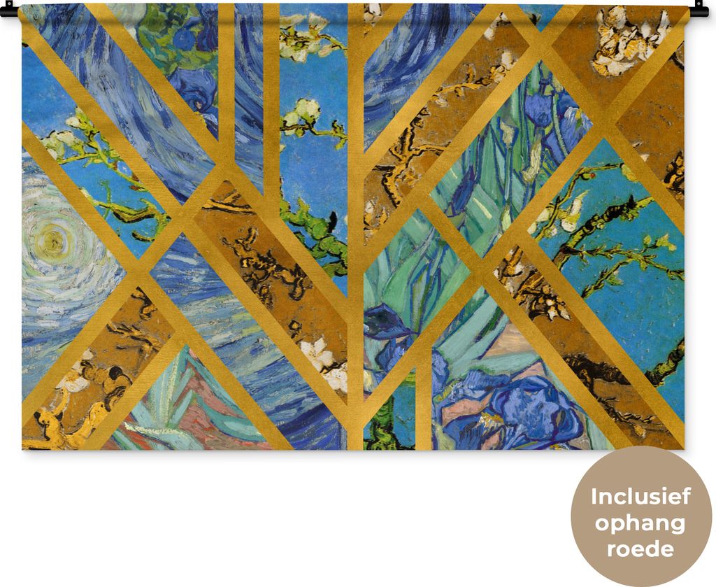 MuchoWow Wandteppich Wandbehang Kunst - Van Gogh - Alte Meister 120x80 cm Tapisserie Dekoration Wandtuch - Wanddekorationen - Wandtücher