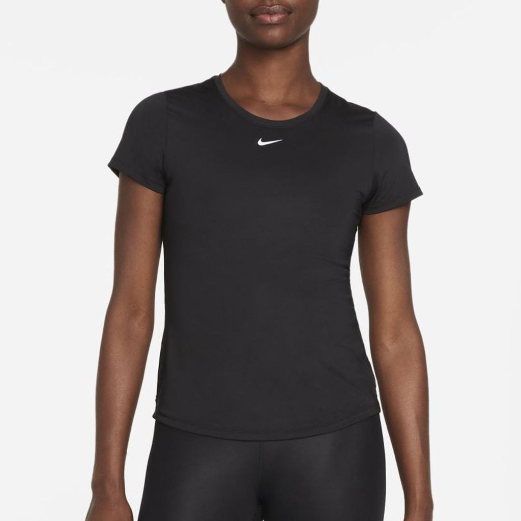 Nike W Nk One Df Ss Slim Top Black/White L Produktbild 14