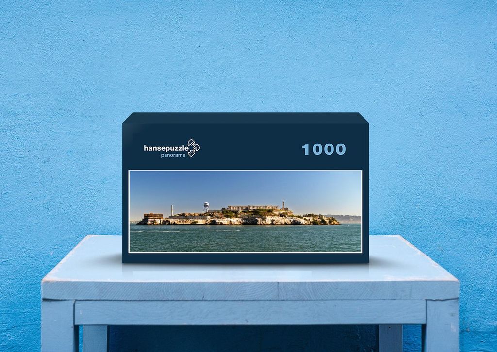hansepuzzle 41840 - alcatraz Puzzle, 1050 Teile, Orte, 60,0 x 46,0cm mit hochwertiger Aufbewahrung, Kartonbox und wiederverschließbarem Beutel
