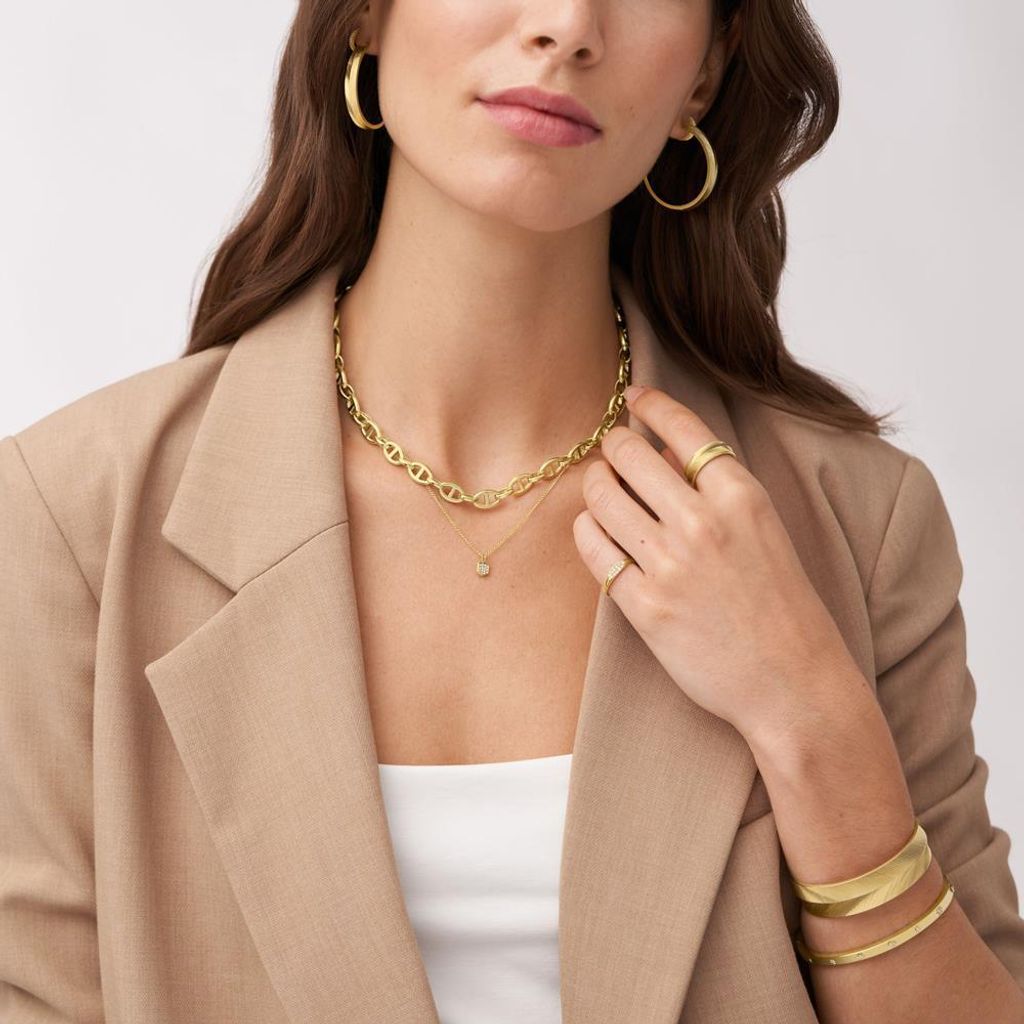 Fossil JF04538710 Creole náušnice dámské Harlow Linear Obrázek produktu 3