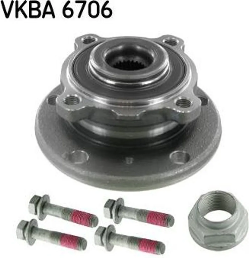 Supprimez le bruit de roue avec le roulement SKF VKBA 6706 31209806297