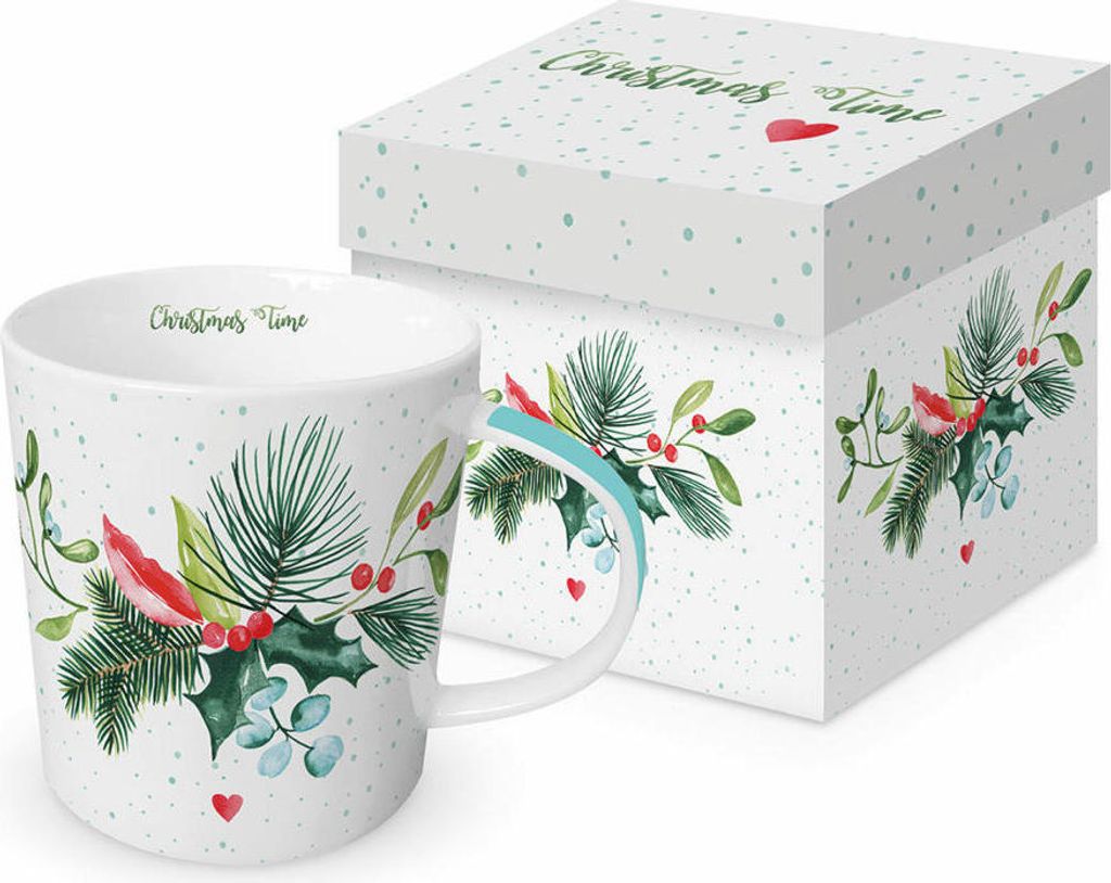 PPD Christmas Time Trend Mug, in Geschenkbox, Tasse, Teetasse, Kaffee Becher, 350 ml, 604564