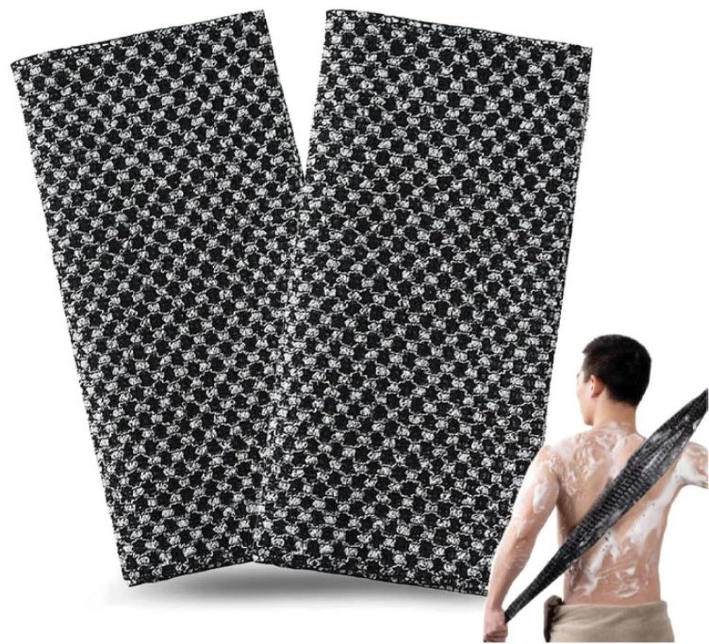 Peeling-Handtücher - Peeling-Badetuch - 2 Stück - 100 x 25 Produktbild 