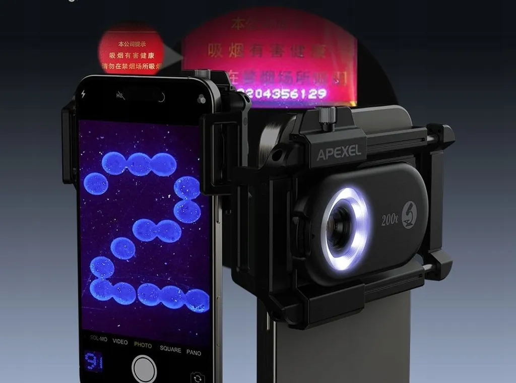 Loupe microscope pour smartphone anti-reflet : examinez les circuits - 9