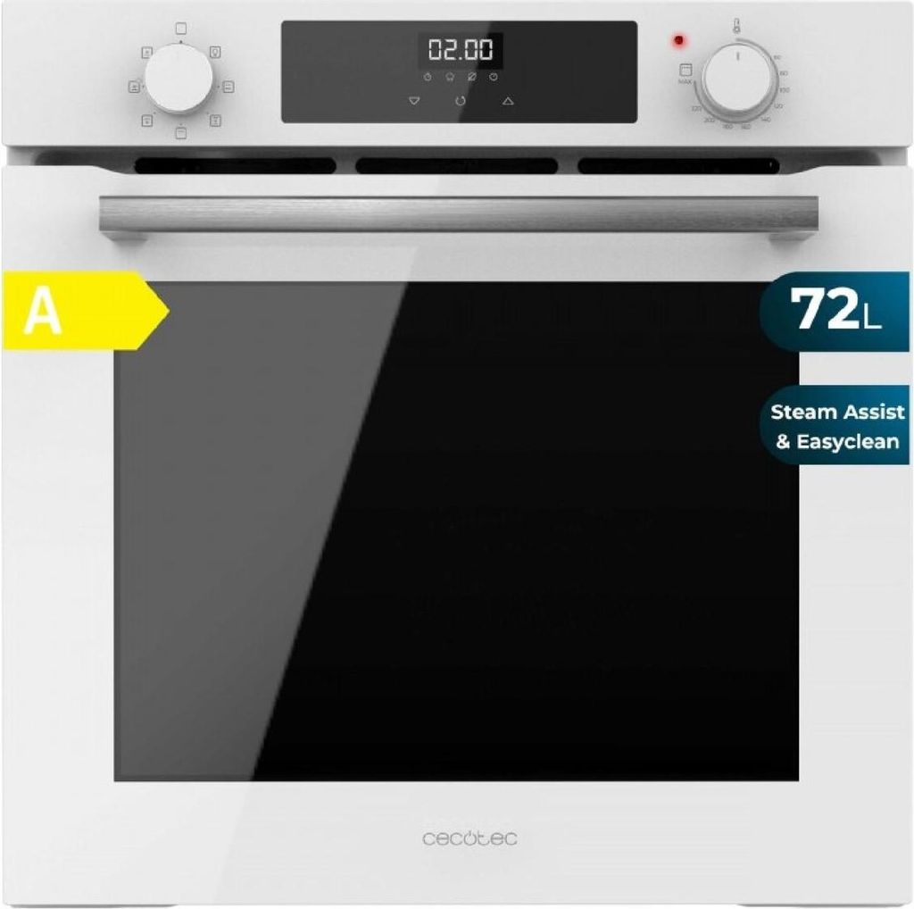 Cecotec 60cm Bolero Hexa M226000 Glas Weiß A. 2800W, 72L, 7 Produktbild 