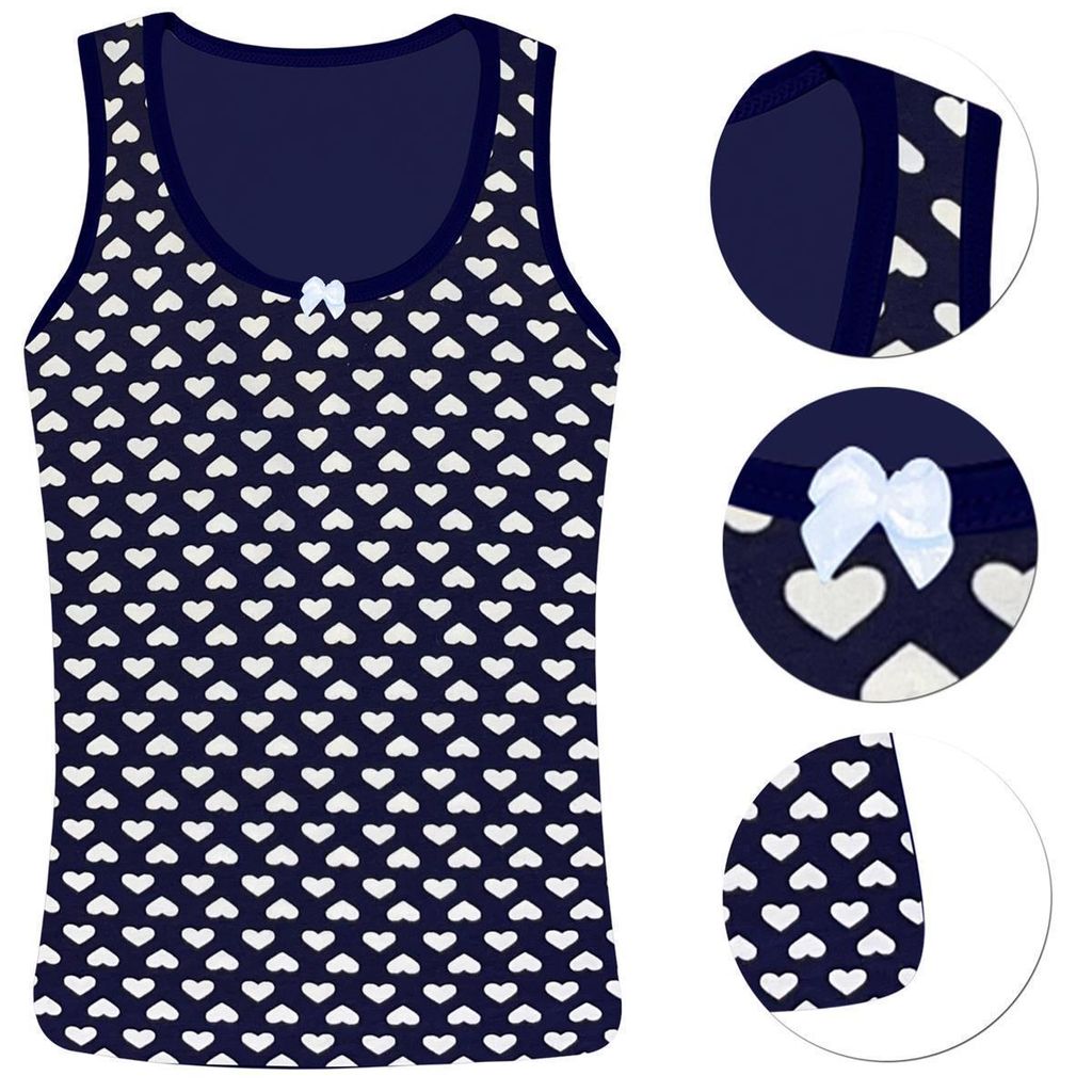 YOOJIA Mädchen Tank Tops - 4er Set Baumwolle Unterhemden Für Sommer & Sport