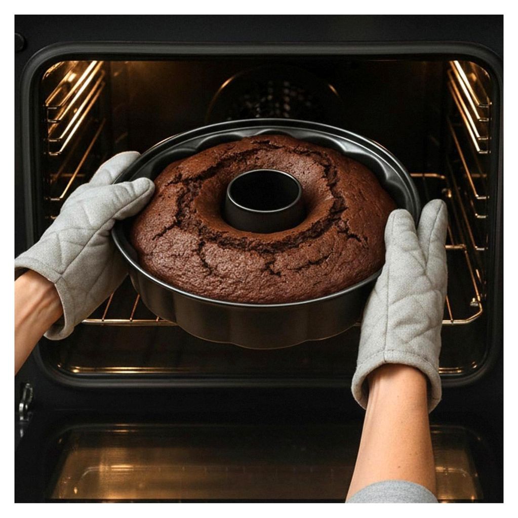 GF Cake - Backform - Frankfurter - Kranzform mit Antihaftbeschichtung - Kohlenstoffstahl - Ø 28,5 cm