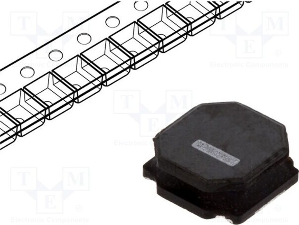 5x Drossel: Draht SMD 0,9uH 13mΩ lBetrieb: 4,6A 30% Isat: 6,7A DJNR6028-0R9-S Le