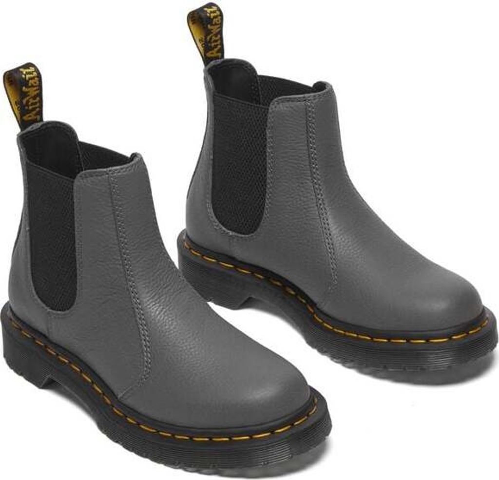 Dr. Martens Boot Damen 2976 Gunmetal Virginia grau Basics, Casual Wear Leder EU37