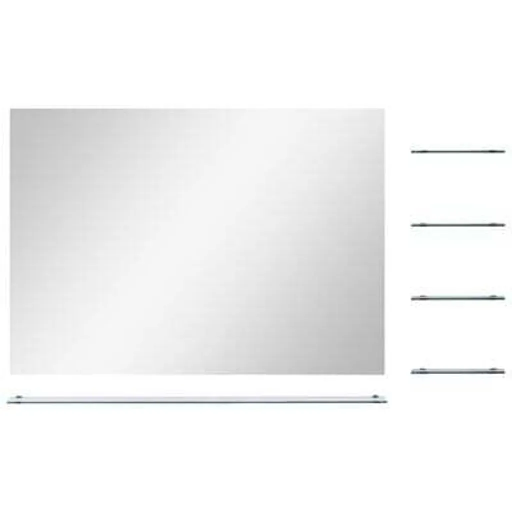 Miroir Mural Rangement Gain de Place 80x60 cm pour Petites Surfaces - 2
