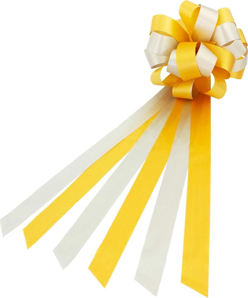 Oblique Unique Geschenkschleife mit Geschenkband Groß Deko Produktbild 