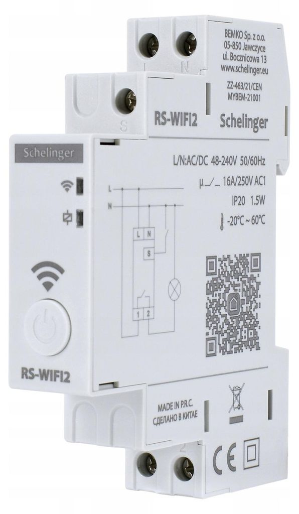 Programmatore astronomico WiFi a 1 canale 48-240 V Immagine del prodotto 