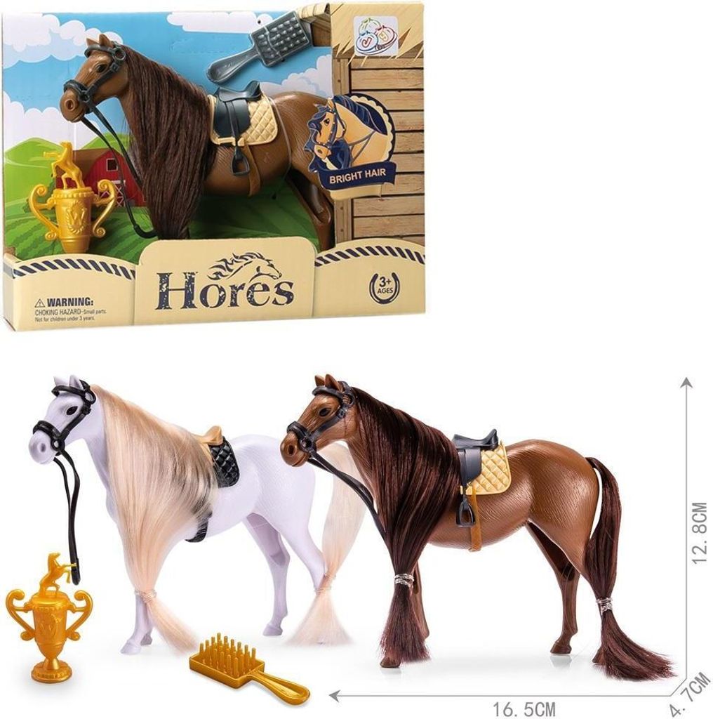 Pferd mit langer Mähne (Spielzeug, Figuren)