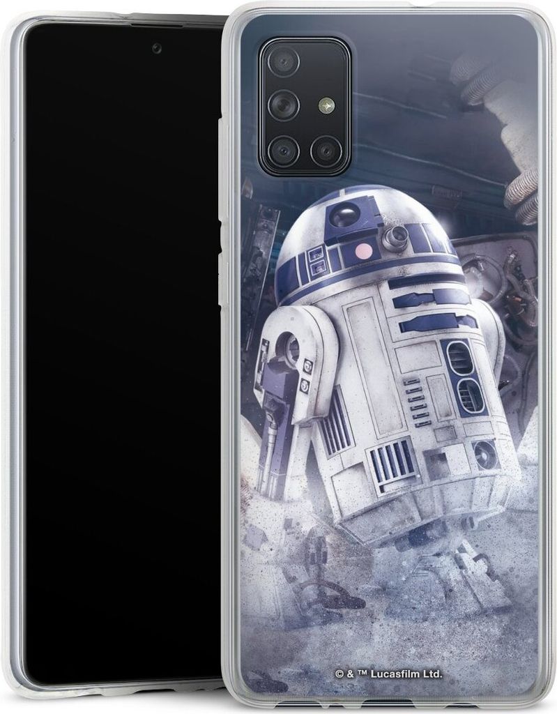 DeinDesign Handyhülle für Samsung Galaxy A71 Silikon Hülle Case Smartphone Schutzhülle Fanartikel Roboter Star Wars