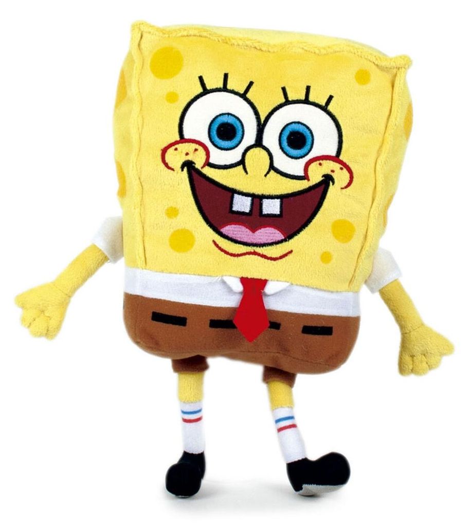 Play By Play Spongebob, 60 cm pluche knuffel, geel, geel, Productafbeelding 