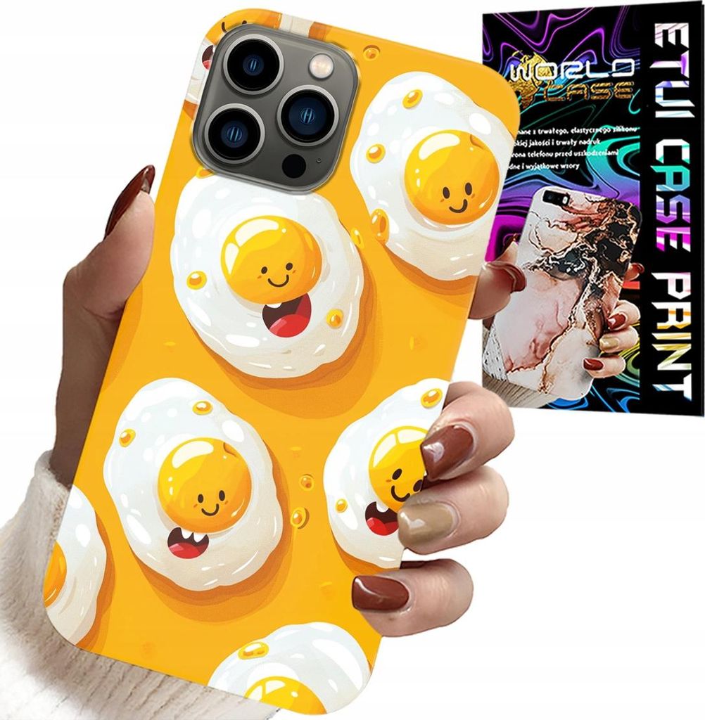 Hülle Für Iphone 12 Pro - Süsses Lächelndes Ei Hülle + Folie