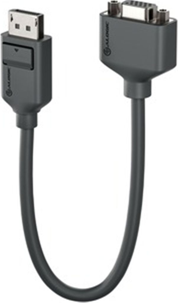 Alogic Adapter DisplayPort DP-> VGA M/F 0,2m schwarz