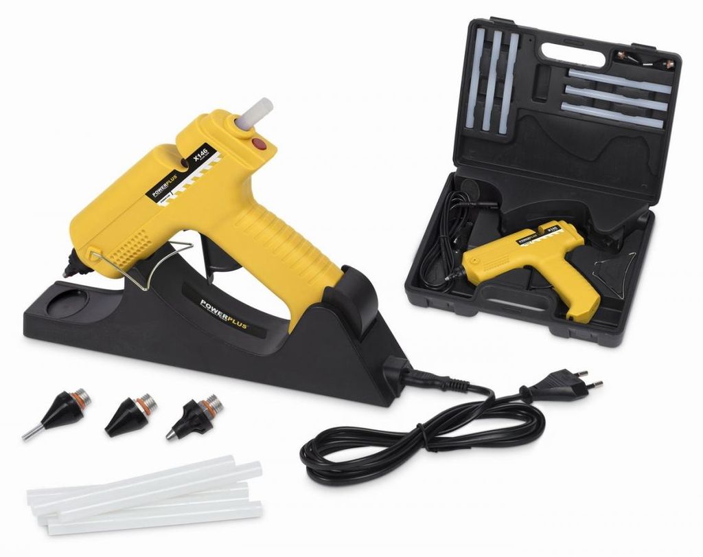 Pistolet à colle Powerplus sans fil + 6 bâtons de colle + Image du produit 
