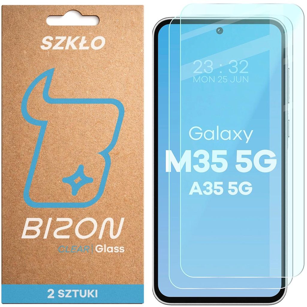 Gehärtetes Glas für Galaxy M35 5G / A35 5G, Bizon Glass Produktbild 