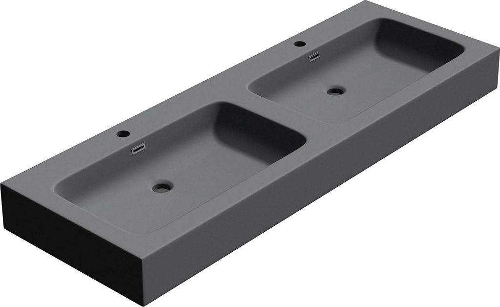 doporro Lavabo da Appoggio, Lavandino Bagno 140x48x13cm, Immagine del prodotto 