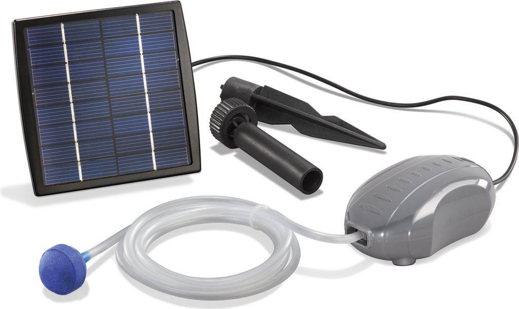 Esotec 101870 Solar Teichbelüfter mit Solarmodul und Pumpe, Produktbild 