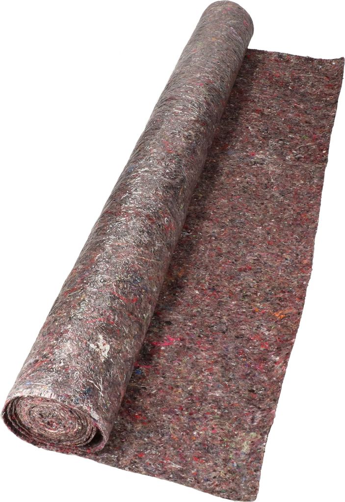 A roll of protective felt material is shown against a white background.
