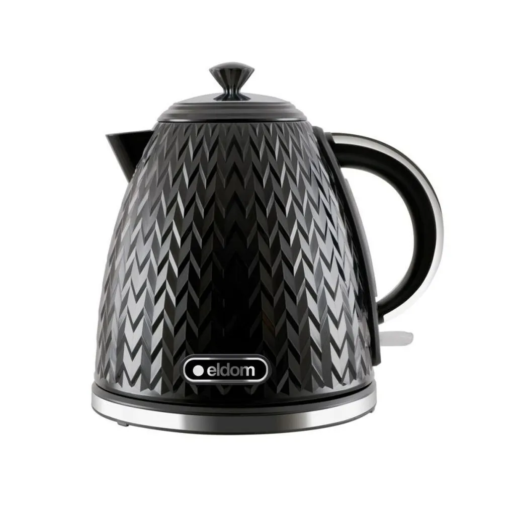Bouilloire électrique noire 1,7 litre Eldom Nela - Chauffe rapide 2000W
