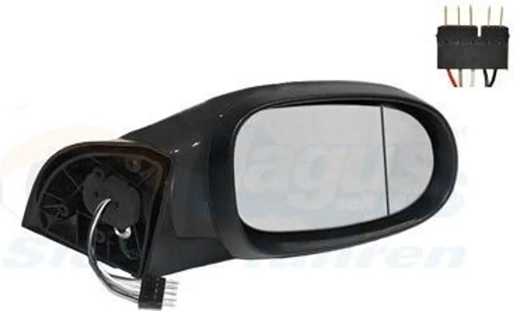 Glace de Rétroviseur Extérieur pour Mercedes-Benz W168 Classe A 170