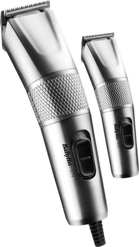 BaByliss 7755PE The Steel Edition Professioneller Haarschneider + Mini-Trimmer