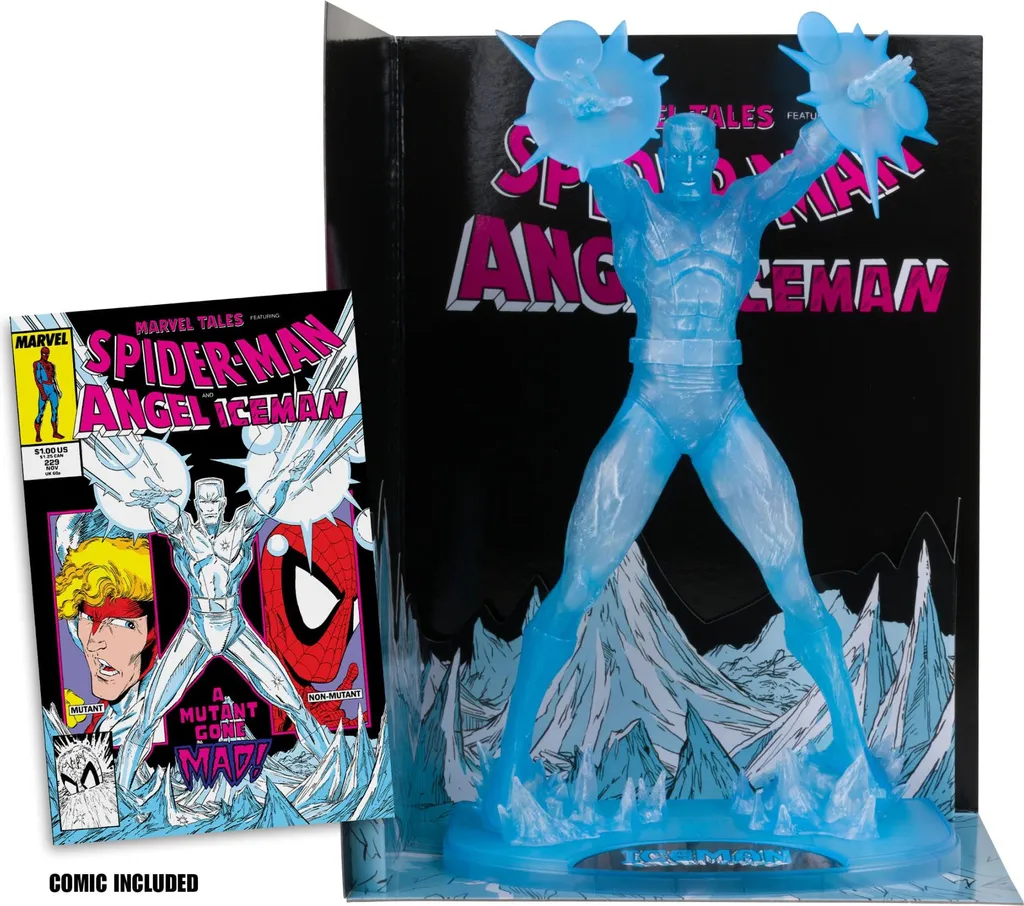Statue Iceman Marvel 1/6 PVC Édition Red Platinum 29 cm Marvel Tales 229