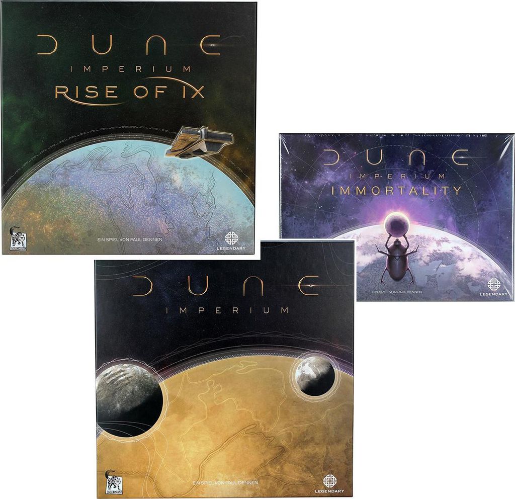 Dire Wolf Dune: Imperium Grundspiel + Rise of Ix + Immortality - Vorteilsset