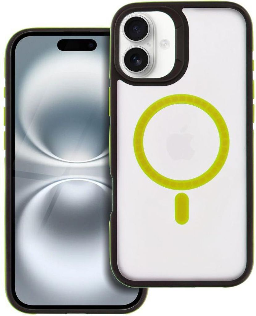Case NEO passend für IPHONE 16 Plus kompatibel mit MagSafe yellow