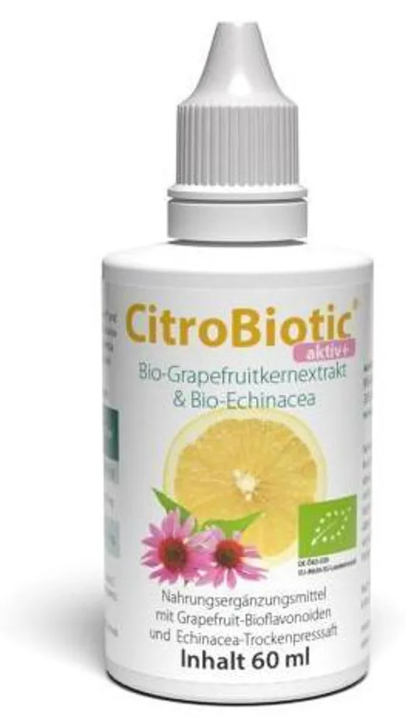 Extrait pépins pamplemousse Citrobiotic Active+ contre la fatigue