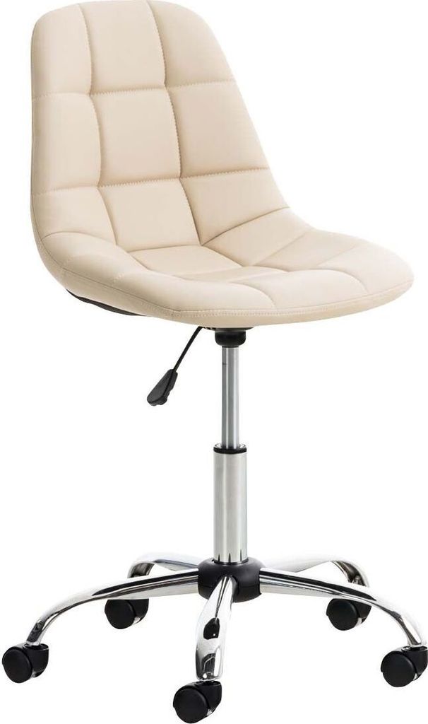 Bürostuhl Emil Kunstleder creme