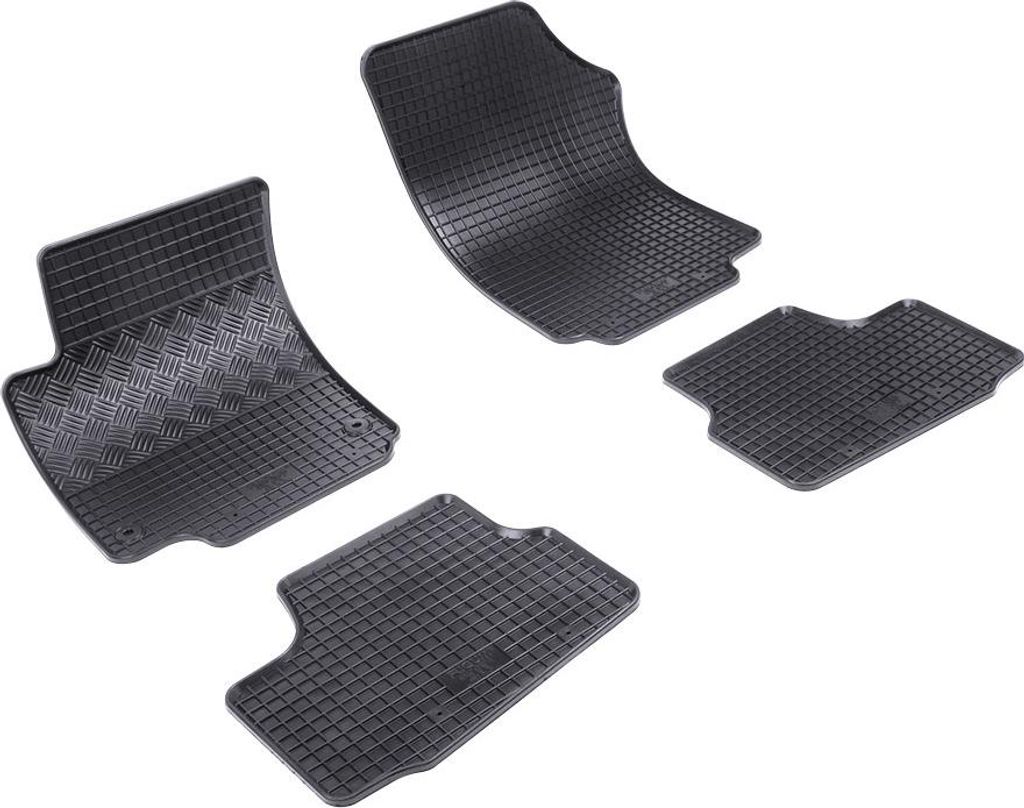 Rigum Gummi Fußmatten Set für Skoda Citigo + Seat Mii + VW Up!