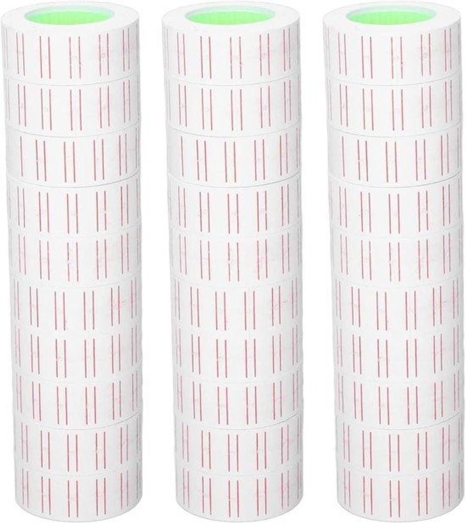 Prijsetiketten 21x12mm für Etiketteerpistole, Papieren, Preismarker