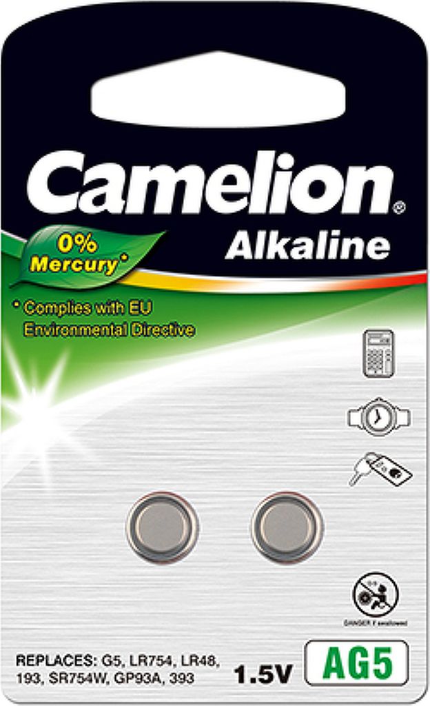 Camelion Knopfzelle AG5 2er Blister Produktbild 